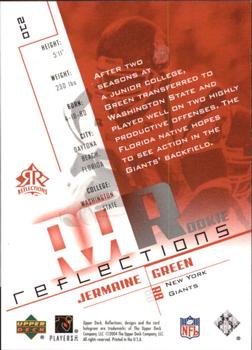 2004 Upper Deck Reflections - Red #210 Jermaine Green Back