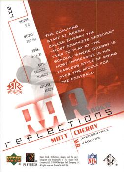 2004 Upper Deck Reflections - Red #217 Matt Cherry Back