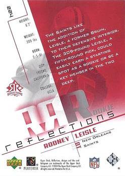 2004 Upper Deck Reflections - Red #224 Rodney Leisle Back