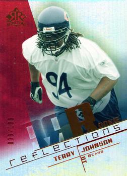 2004 Upper Deck Reflections - Red #254 Tank Johnson Front