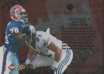 1997 Collector's Edge Masters - Playoff Game Ball #2 Tony Boselli / Bruce Smith Back