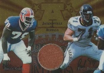1997 Collector's Edge Masters - Playoff Game Ball #2 Tony Boselli / Bruce Smith Front