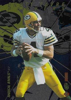 1997 Collector's Edge Masters - Radical Rivals #2 Brett Favre / Kerry Collins Front