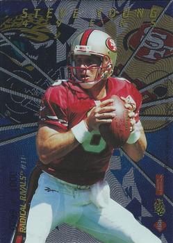 1997 Collector's Edge Masters - Radical Rivals #11 Mark Brunell / Steve Young Back