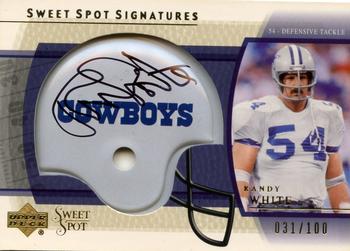 2004 Upper Deck Sweet Spot - Signatures Gold #SS-RW Randy White Front