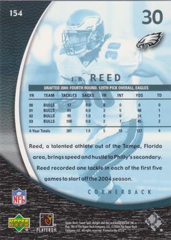 2004 Upper Deck Sweet Spot - Silver #154 J.R. Reed Back