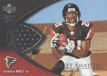 2004 Upper Deck Sweet Spot - Sweet Swatches #SW-DH DeAngelo Hall Front