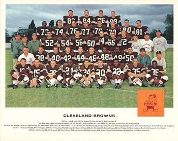 1962 Tang Team Photos #NNO Cleveland Browns Front