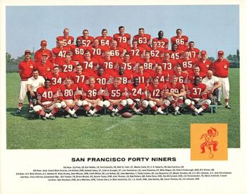 1962 Tang Team Photos #NNO San Francisco 49ers Front