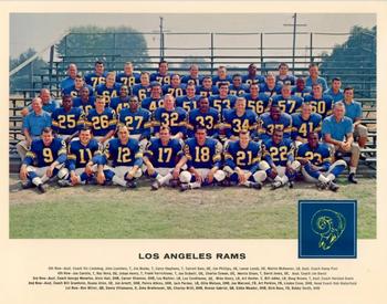 1962 Tang Team Photos #NNO Los Angeles Rams Front