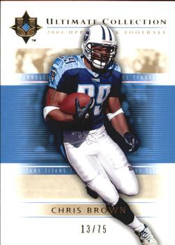 2004 Upper Deck Ultimate Collection - Gold #63 Chris Brown Front