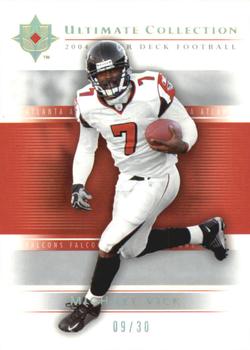 2004 Upper Deck Ultimate Collection - HoloGold #3 Michael Vick Front