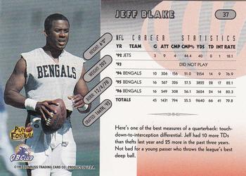 1997 Donruss #37 Jeff Blake Back