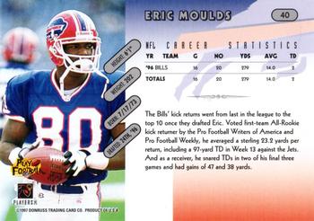1997 Donruss #40 Eric Moulds Back