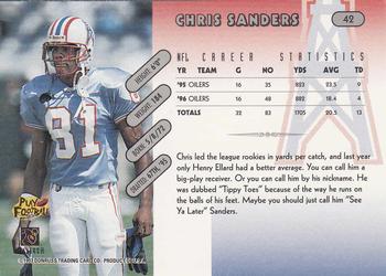 1997 Donruss #42 Chris Sanders Back