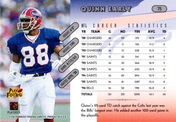 1997 Donruss #75 Quinn Early Back