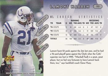 1997 Donruss #99 Lamont Warren Back