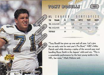 1997 Donruss #165 Tony Boselli Back