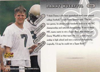 1997 Donruss #208 Danny Wuerffel Back