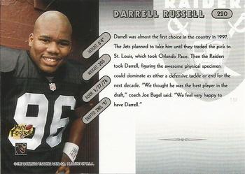 1997 Donruss #220 Darrell Russell Back