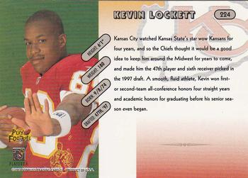 1997 Donruss #224 Kevin Lockett Back
