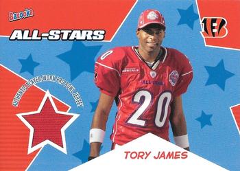 2005 Bazooka - All-Stars Jerseys #BA-TJ Tory James Front