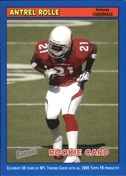 2005 Bazooka - Blue #192 Antrel Rolle Front