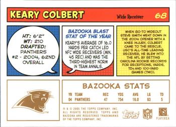 2005 Bazooka - Gold #68 Keary Colbert Back