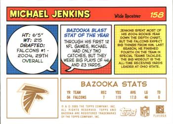 2005 Bazooka - Gold #158 Michael Jenkins Back