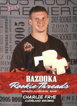 2005 Bazooka - Rookie Threads #BZR-CF2 Charlie Frye Front