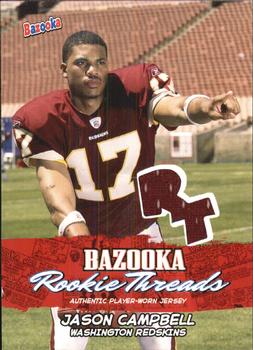 2005 Bazooka - Rookie Threads #BZR-JC Jason Campbell Front