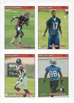 2005 Bazooka - Stickers/Checklists #53 Airese Currie / Mike Williams / Roddy White / Roscoe Parrish Front