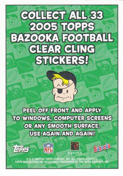 2005 Bazooka - Window Clings #NNO Baltimore Ravens Back