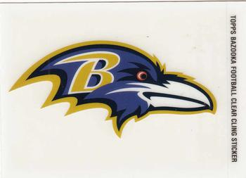 2005 Bazooka - Window Clings #NNO Baltimore Ravens Front