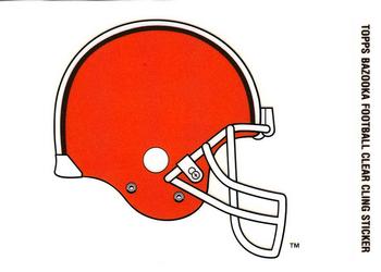 2005 Bazooka - Window Clings #NNO Cleveland Browns Front