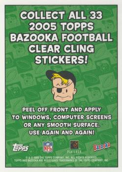 2005 Bazooka - Window Clings #NNO New York Giants Back