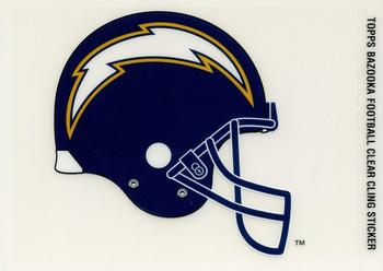 2005 Bazooka - Window Clings #NNO San Diego Chargers Front