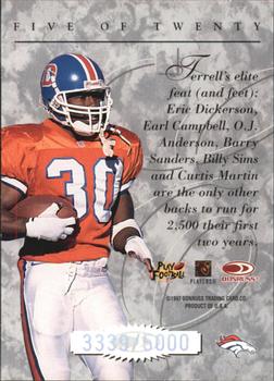 1997 Donruss - Elite #5 Terrell Davis Back