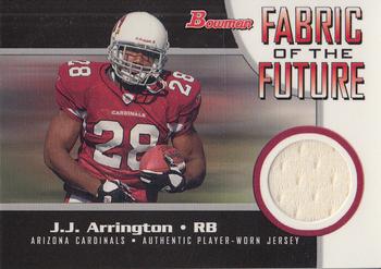 2005 Bowman - Fabric of the Future #FF-JJA J.J. Arrington Front