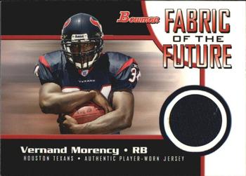 2005 Bowman - Fabric of the Future #FF-VM Vernand Morency Front