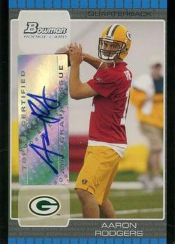 2005 Bowman - Rookie Autographs #112 Aaron Rodgers Front