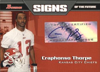 2005 Bowman - Signs of the Future Autographs #SF-CT Craphonso Thorpe Front