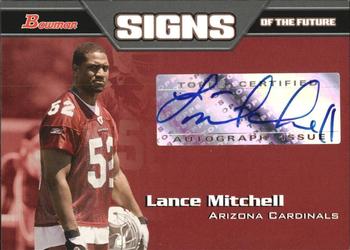 2005 Bowman - Signs of the Future Autographs #SF-LM Lance Mitchell Front