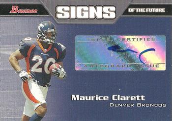 2005 Bowman - Signs of the Future Autographs #SF-MCL Maurice Clarett Front