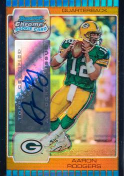 2005 Bowman Chrome - Gold Refractors #221 Aaron Rodgers Front
