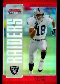 2005 Bowman Chrome - Red Refractors #51 Randy Moss Front