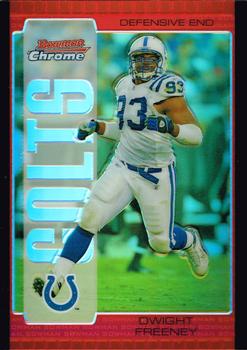 2005 Bowman Chrome - Red Refractors #82 Dwight Freeney Front
