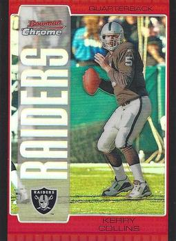 2005 Bowman Chrome - Red Refractors #92 Kerry Collins Front