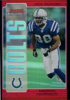 2005 Bowman Chrome - Red Refractors #106 Marvin Harrison Front