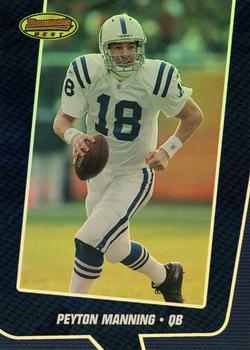 2005 Bowman's Best - Blue #2 Peyton Manning Front